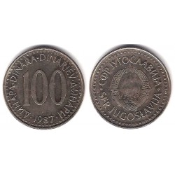 (114) Yugoslavia. 1987. 100 Dinara (MBC+)