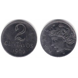 (576.2) Brasil. 1969. 2 Centavos (MBC)