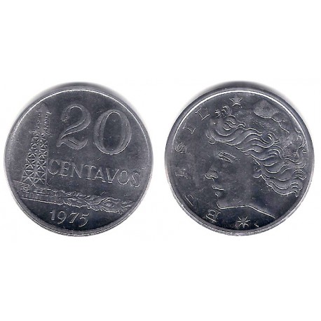 (579.1a) Brasil. 1975. 20 Centavos (EBC)