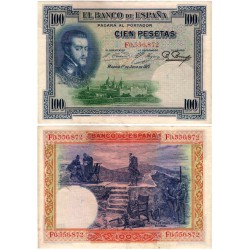 España. 1925. 100 Pesetas (MBC) Serie F