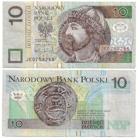 (173a) Polonia. 1994. 10 Zlotych (MBC-)