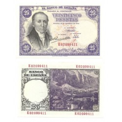 [1946] Billete de 25 Pesetas (SC). Serie E.