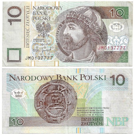 (173a) Polonia. 1994. 10 Zlotych (MBC-)