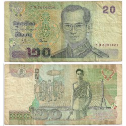 (109) Tailandia. 2003. 20 Baht (BC)