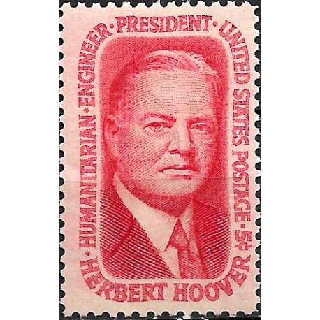 Estados Unidos de América. 1965. 5 Cents (Nuevo) Herbert Hoover