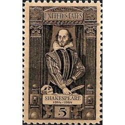 Estados Unidos de América. 1964. 5 Cents (Nuevo) Shakespeare