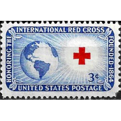 Estados Unidos de América. 1964. 5 Cents (Nuevo) International Red Cross