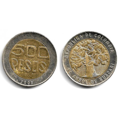 (286) Colombia. 2008. 500 Pesos (MBC)