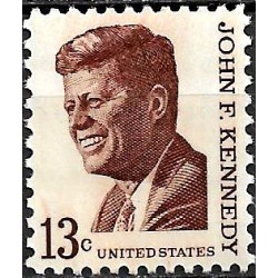 Estados Unidos de América. 1967. 13 Cents (Nuevo, con marcas de fijasellos) John F. Kennedy