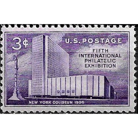 Estados Unidos de América. 1956. 3 Cents (Nuevo) 5th Int. Philatelic Exhibition