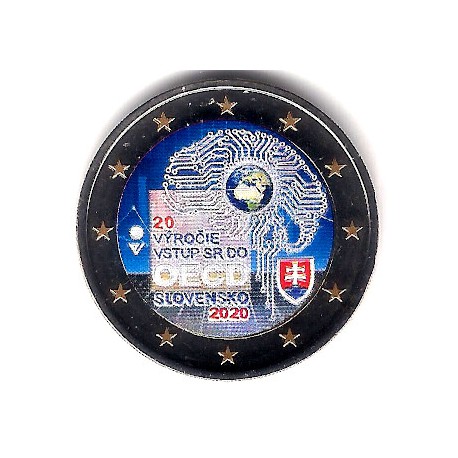 Eslovaquia. 2020. 2 Euro (SC) Coloreada