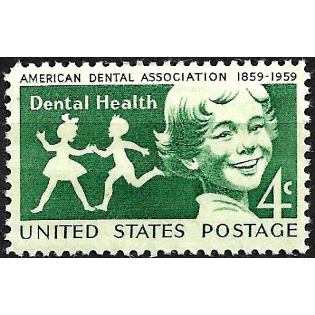 Estados Unidos de América. 1959. 4 Cents (Nuevo) Dental Health