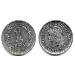 (57) Argentina. 1958. 1 Peso (BC)