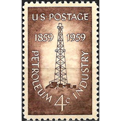 Estados Unidos de América. 1959. 4 Cents (Nuevo) Petroleum Industry