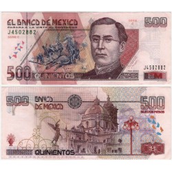 (104) Estados Unidos Mexicanos. 1992. 500 Nuevos Pesos (EBC)