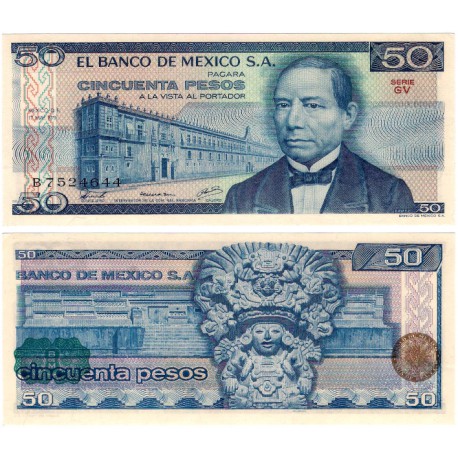 (67b) Estados Unidos Mexicanos. 1979. 50 Pesos (SC)