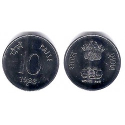 (40.1) India. 1988. 10 Paise (SC)