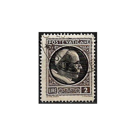 Ciudad del Vaticano. 1940. 2 Lira (Usado) Pío XII