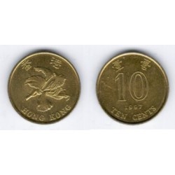 (66) Hong Kong. 1997. 10 Cents (SC)