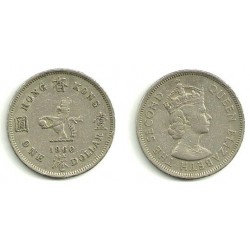 (31.1) Hong Kong. 1960. 1 Dollar (BC)