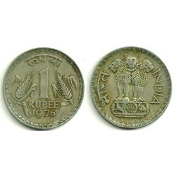 India. 1976. 1 Rupee (MBC)