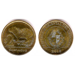 (136) Uruguay. 2012. 2 Pesos (SC)