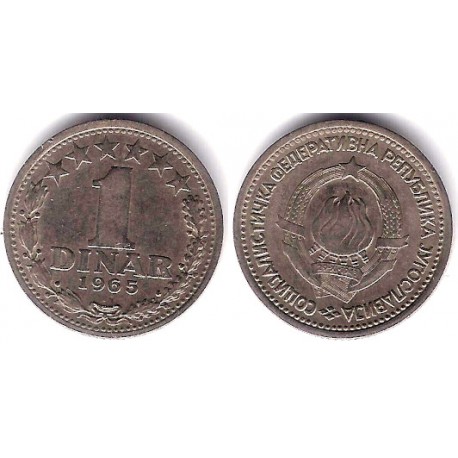 (47) Yugoslavia. 1965. 1 Dinar (MBC)