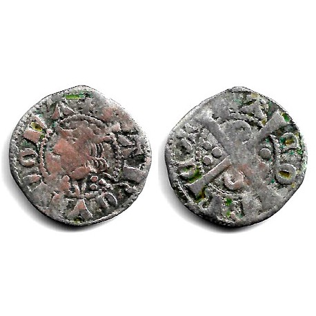 Condado de Barcelona (Jaime II). 1291-1327. Dinero (BC)