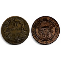 (23.1) Luxemburgo. 1870. 10 Centimes (MBC)