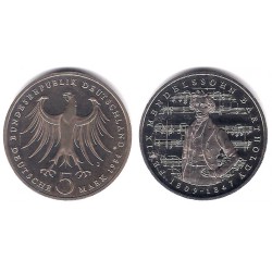 (161) Alemania. 1984(J). 5 Mark (SC)