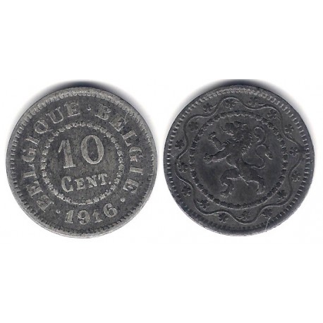 (81) Bélgica. 1916. 10 Centimes (MBC+)