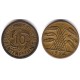 (33) Imperio Alemán (Weimar). 1924(F). 10 Rentenpfennig (MBC)