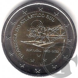 Portugal. 2022. 2 Euro (SC) Travessia do Atlántico Sul