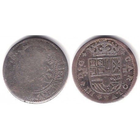 Carlos III (Arch. Austria. 1710. 2 Reales (BC) (Plata) Ceca de Barcelona