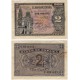 Estado Español. 1938. 2 Pesetas (EBC+) Serie C. Manchas