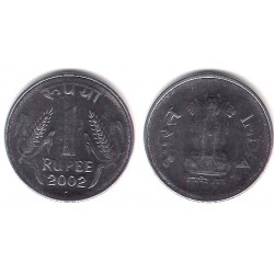 (92.2) India. 2002. 1 Rupee (SC)