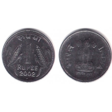 (92.2) India. 2002. 1 Rupee (SC)