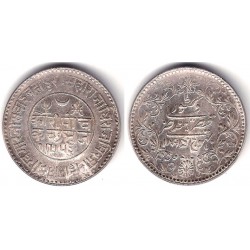 (Y37.5) Estados Nativos de la India (Kutch). 1895. 5 Kori (MBC+) (Plata)