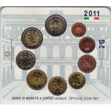 Italia. 2011. Cartera Oficial (SC)