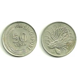 Singapur. 1980. 50 Cents (SC)