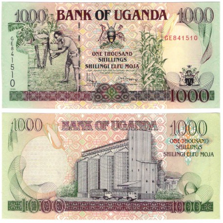 (36a) Uganda. 1996. 1000 Shillings (SC)