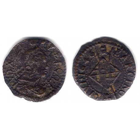 Luis XIV (Principado Catalán). 1646. Seiseno (BC+/BC)