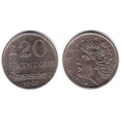 (579.1) Brasil. 1967. 20 Centavos (MBC)