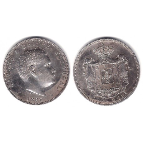 (540) Portugal. 1899. 1000 Reis (MBC+) (Plata)