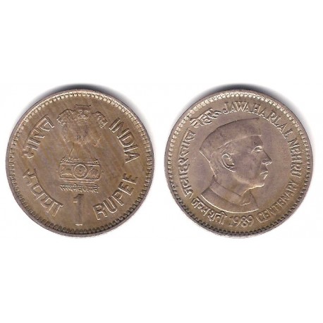 (83.1) India. 1989. 1 Rupee (MBC)