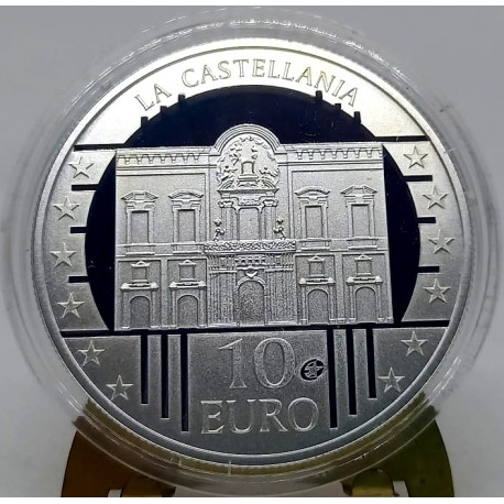 Malta. 2009. 10 Euro (Proof) (Plata) La Castellania