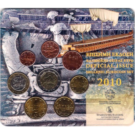 Grecia. 2010. Cartera Oficial (SC)