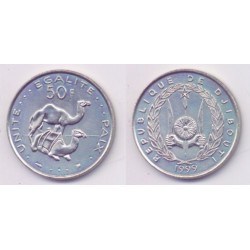 (25) Djibouti. 1999. 50 Francs (SC)