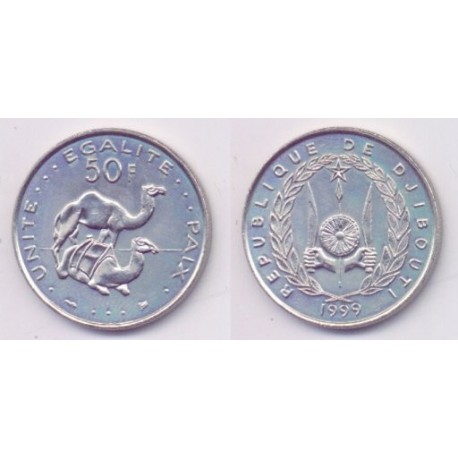 (25) Djibouti. 1999. 50 Francs (SC)