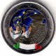 Italia. 2022. 2 Euro (SC) Coloreada